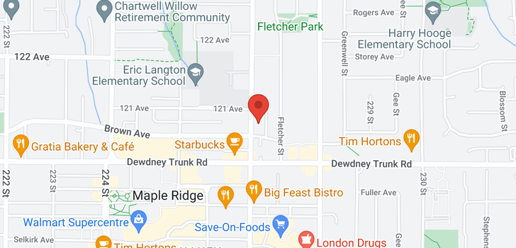 map of 114 12070 227TH STREET